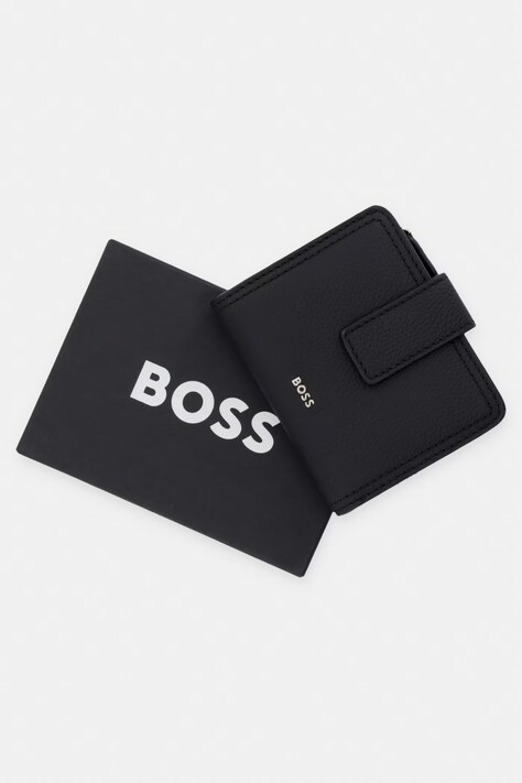BOSS гаманець жіночий шкіряний Lenah new Sm Wallet — AW26-PFDZZJ, чорний — фото 5