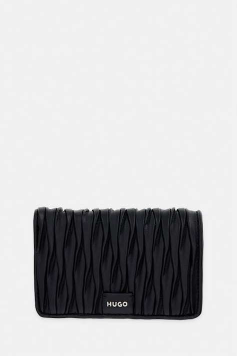 HUGO portafoglio da donna in similpelle Orin 2.0 nero 50567825