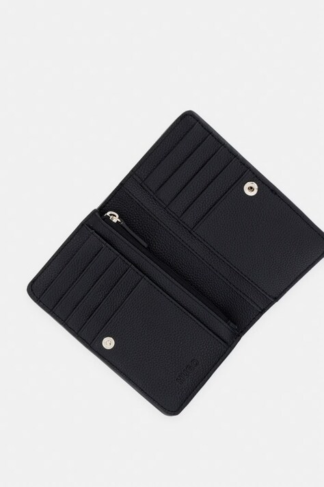 HUGO гаманець жіночий зі штучної шкіри Orin 2.0 SM Wallet — AW26-PFDZZR, чорний — фото 3
