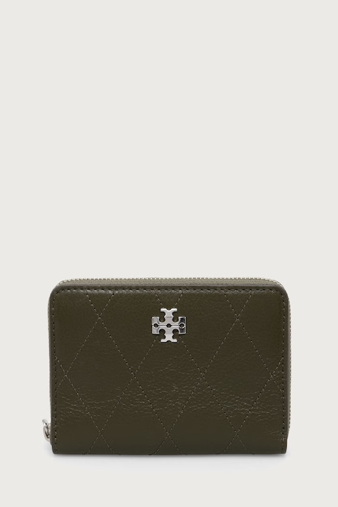 Tory Burch portafoglio da donna in pelle Charlie verde 186098