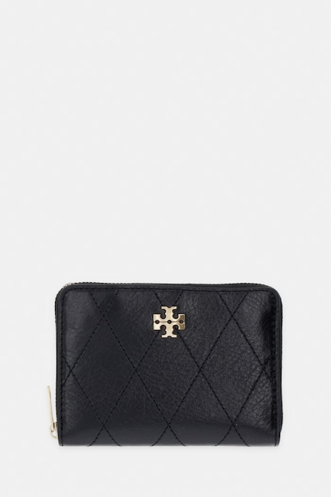 Tory Burch portfel damski skórzany Charlie czarny 186098