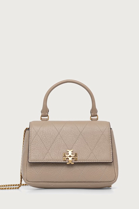 Tory Burch Torebka crossbody damska skórzana Charlie beżowa 186032