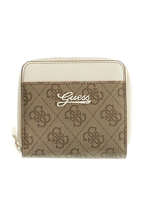 Guess portfel dziecięcy z imitacji skóry beżowy J6YZ25 W2571