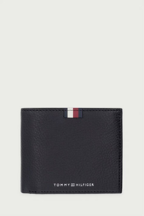 Tommy Hilfiger Portfel męski skórzany czarny AM0AM13341