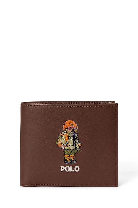 Polo Ralph Lauren Portfel męski brązowy 405P16238