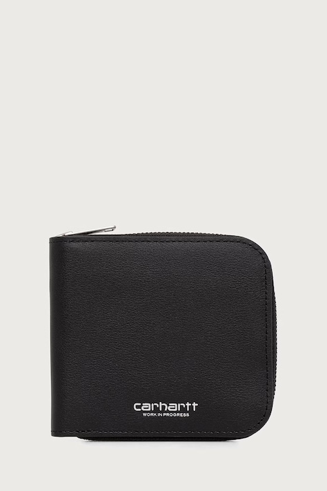 Carhartt WIP Leather Wallet portfel skórzany męski czarny I037006