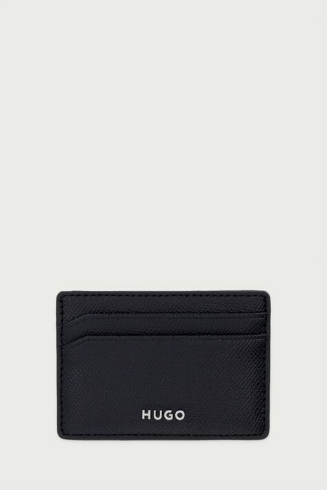 HUGO Etui za kartice za muškarce od kože GO-WALLET_Card Case crni 50568442