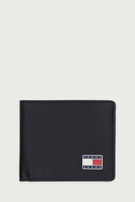 Tommy Jeans portfel męski skórzany czarny AM0AM14630