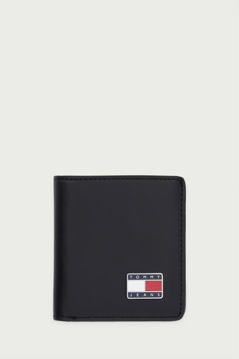 Tommy Jeans portfel RFID męski skórzany czarny AM0AM14629