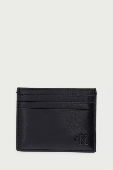 Calvin Klein etui za kartice za muškarce kožno crno LV04D1363G