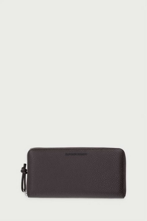 Emporio Armani portfel męski skórzany brązowy Y4R169 Y068E