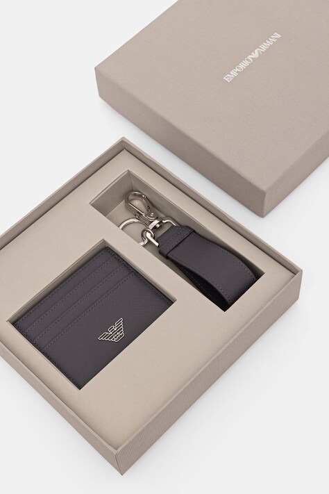 Emporio Armani zestaw z etui męski szary EM003598 AF13805
