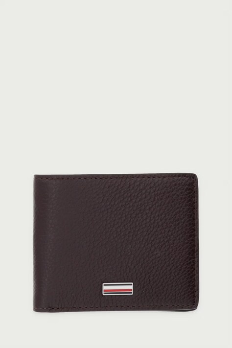 Tommy Hilfiger Portfel męski skórzany brązowy AM0AM14495