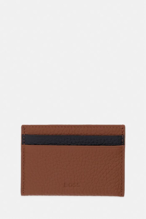 BOSS custodia per le carte da uomo in pelle BOSS x Aston Martin marrone 50569738