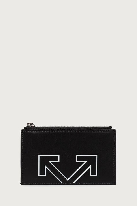 Off-White Heritage portofel din piele negru OWMND11F26LT01