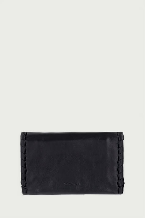 AllSaints Portfel skórzany ESME czarny W234XF