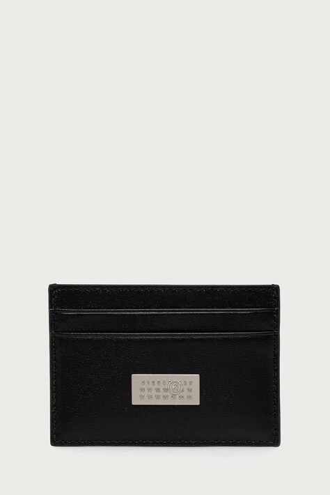 MM6 Maison Margiela etui na karty skórzane czarne SA5UI0026-P9201