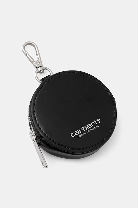 Carhartt WIP Script Coin portmonetka z imitacji skóry czarna I036887