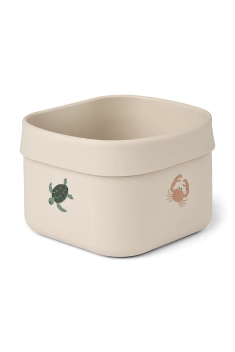Liewood Organizér na plienky detský Joachim Printed Bathroom Storage Basket béžový LW21193