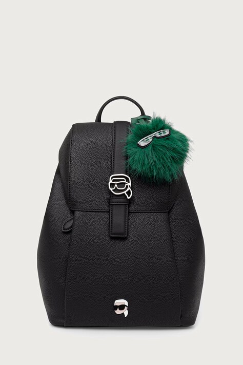 Karl Lagerfeld gradski ruksak za žene od imitacije kože crni B4W30080