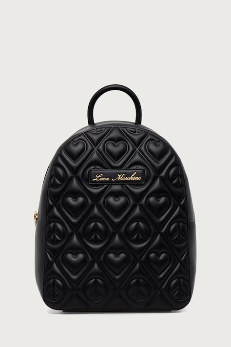 Love Moschino Plecak damski z imitacji skóry czarny JC4264PP0PKQ0000