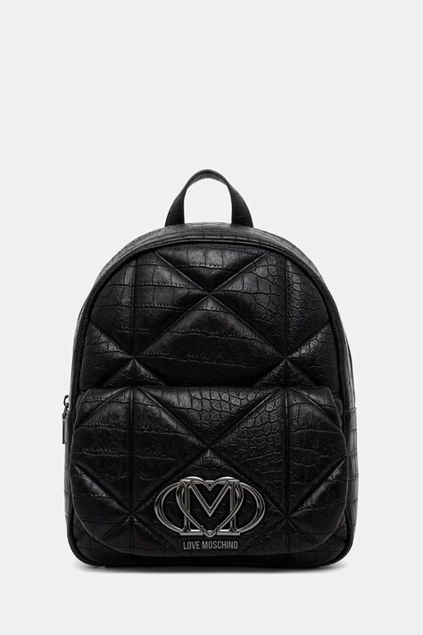 Love Moschino plecak damski z imitacji skóry czarny JC4037PP1PLF1000