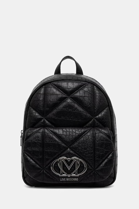 Love Moschino plecak damski z imitacji skóry czarny JC4037PP1PLF1000