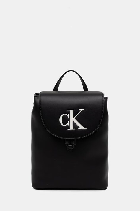Calvin Klein plecak damski z imitacji skóry czarny LV04F3893G