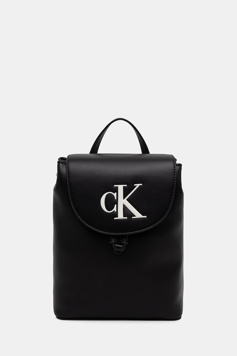 Calvin Klein plecak damski z imitacji skóry czarny LV04F3893G