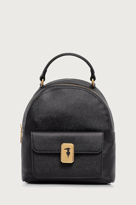 Trussardi Plecak miejski damski skórzany czarny Z607E106586N