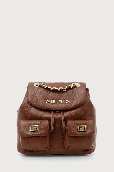 Valentino Bags Plecak damski z imitacji skóry CRYSTELLE brązowy VBSA5Q20