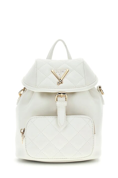 Guess plecak dziecięcy z imitacji skóry beżowy J6BZ03 W3961