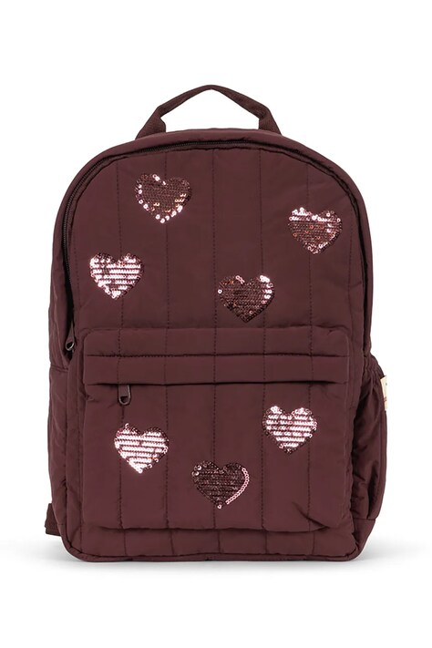 Konges Sløjd Gyerek hátizsák JUNO SEQUIN BACKPACK barna KS105732