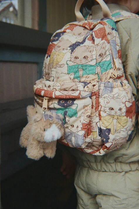 Konges Sløjd Hátizsák gyerek JUNO MINI BACKPACK bézs KS105728