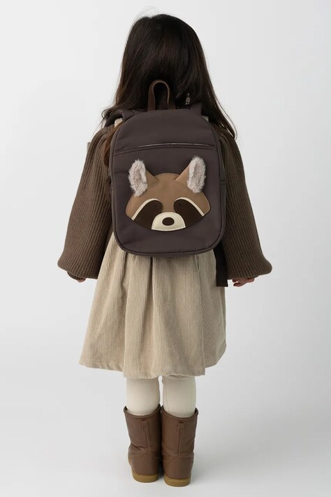 Donsje plecak szkolny dziecięcy Sifo Backpack Raccoon brązowy 5524003