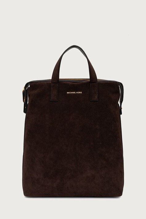 Michael Kors Plecak męski skórzany NICHOLAS brązowy 33F6GNIB6S