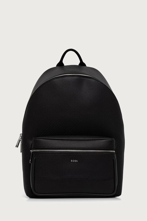 BOSS Plecak męski skórzany Northon_M_Backpack czarny 50573457