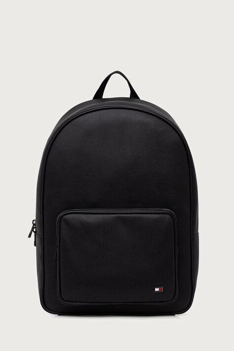 Tommy Hilfiger plecak męski z imitacji skóry czarny AM0AM14685