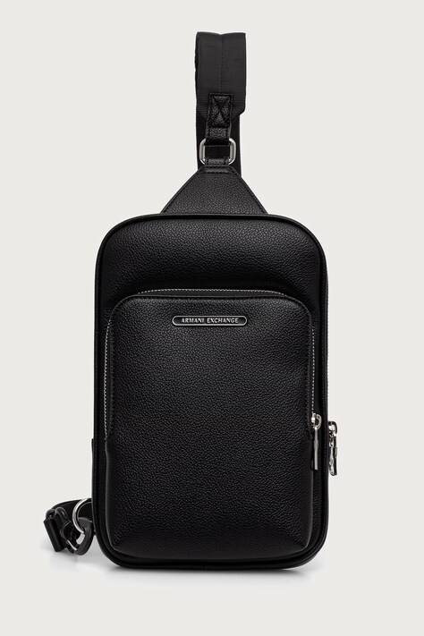 Armani Exchange сумка для мужчин из искусственной кожи чёрная XM000843 AF12134