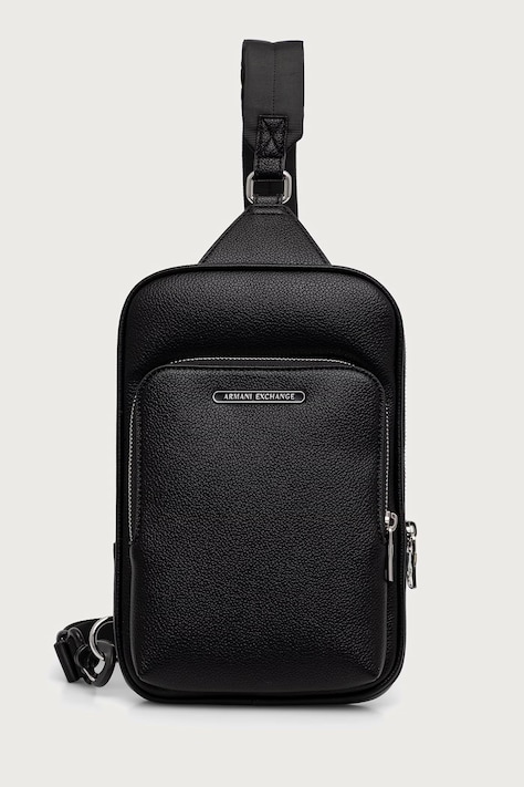 Armani Exchange чанта през рамо мъжка от имитация на кожа черна XM000843 AF12134