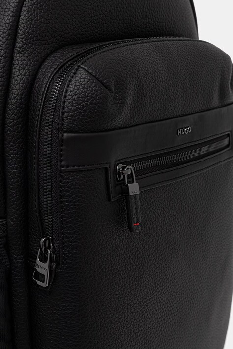 HUGO рюкзак чоловічий HUKE_Backpack — AW26-PKMZZI, чорний — фото 4