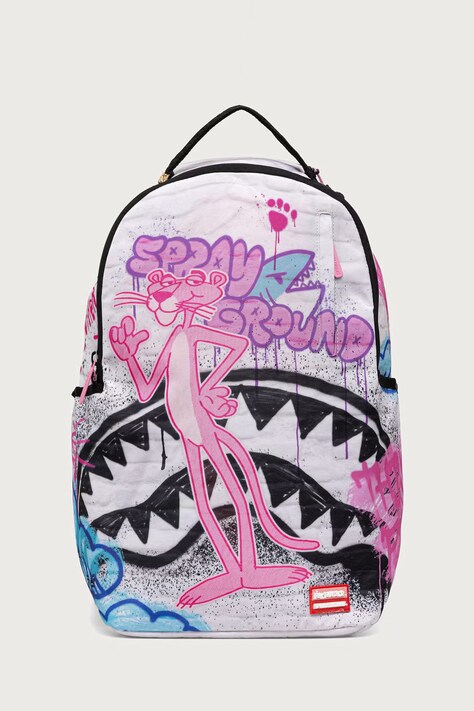 Sprayground Plecak PINK PANTHER biały 910B9134NSZ