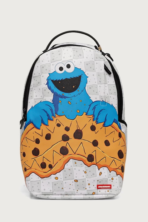 Sprayground Plecak SESAME STREET COOKIE MONSTER biały 910B9124NSZ