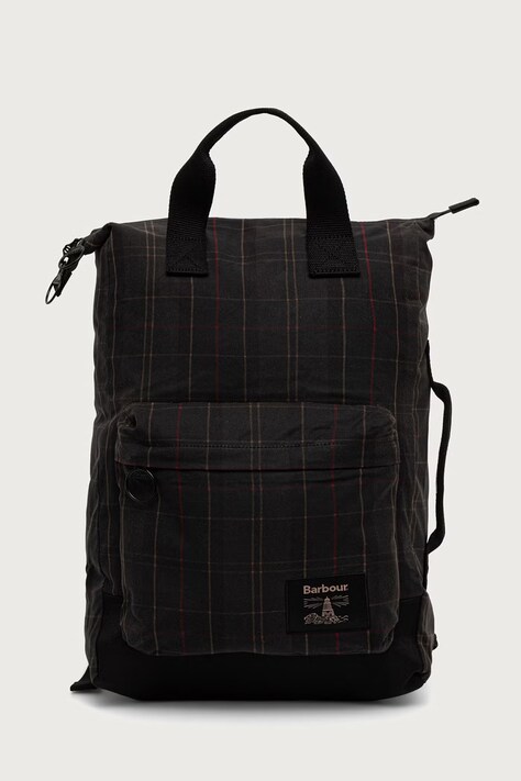 Barbour Plecak miejski bawełniany zielony UBA0793