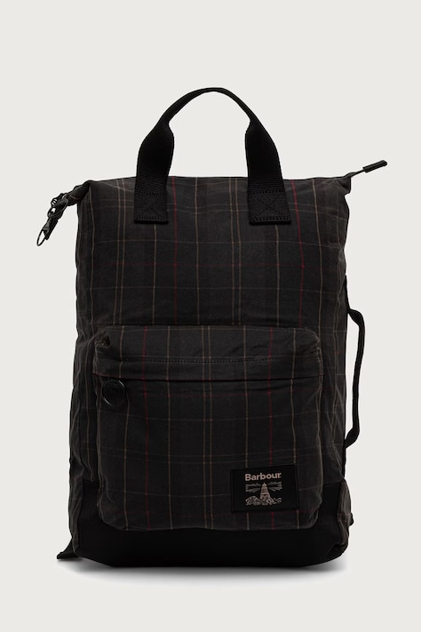 Barbour Plecak miejski bawełniany zielony UBA0793