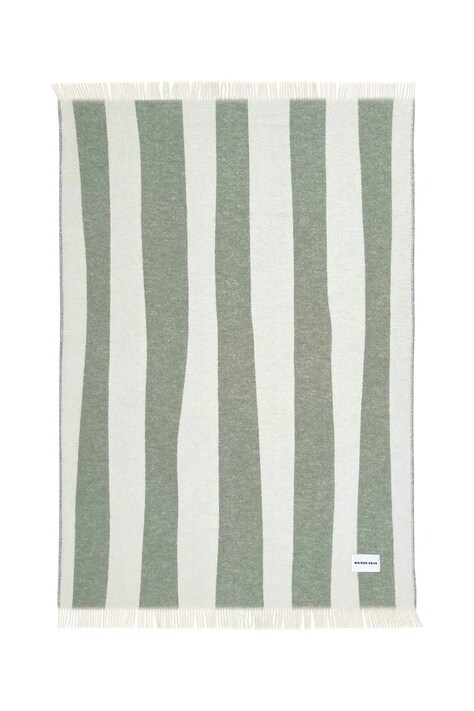 Maison Deux Koc wełniany Rough Stripe 130 x 200 cm