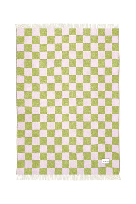 Maison Deux Koc wełniany Checkerboard 130 x 200 cm