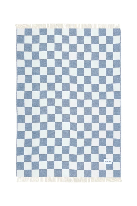 Maison Deux Koc wełniany Checkerboard 130 x 200 cm