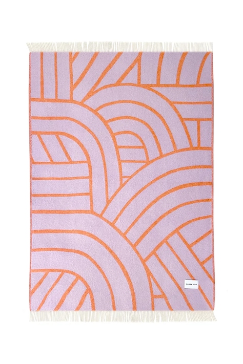 Maison Deux Koc wełniany Lines 130 x 200 cm
