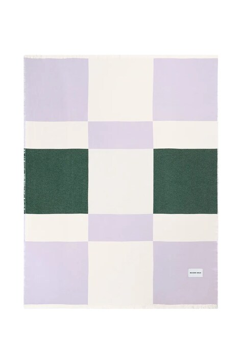 Maison Deux Koc bawełniany Check Bold 140 x 180 cm